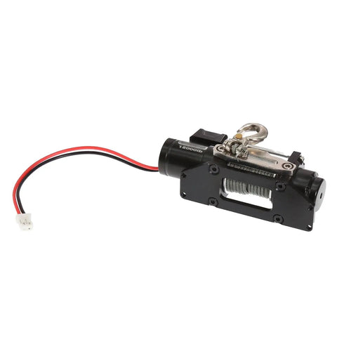 Heavy Duty Electric Winch With Remote Control For 1/8 And 1/10 Scale Crawlers Car features metal gears and wiring for off-road use.