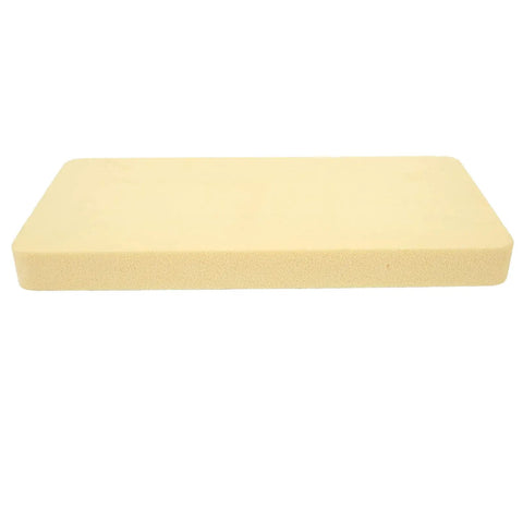 Hydrofoil PVC Foam Box Base For Water Sports Gear Enthusiasts Pro Grade Durable Wear Resistant Mount Track, beige foam close-up