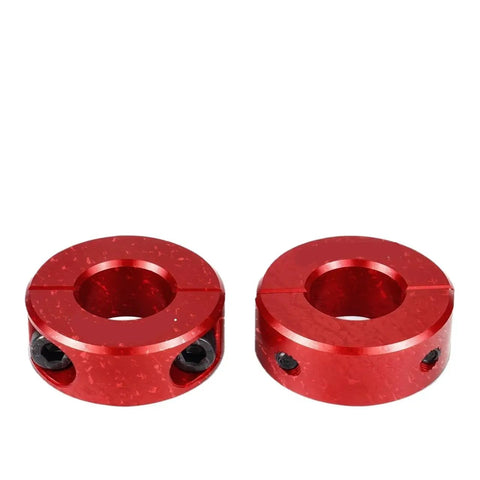 Red Front Sway Bar Shaft Clamp Collar Kit Fits Can Am Maverick X3 2017 2018 2019 2020 UTV Off Road Heavy Steel Aluminum Durable Boost Control Stiffens Ride Handling Beast Mode Upgrade For Hardcore Riders Wanting Sick Grip On Trail Riding. Red anodized aluminum sway bar shaft clamp collars, pair