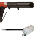 Heavy Duty 28 Needle Scaler Kit With 3BPG Power, 2200 BPM, 8 CFM At 90 PSI, Pistol Grip Pneumatic Scaler For Demanding Jobs