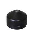 Top Shelf Black Hdpe Round Bollard Post Cap Featuring 5 Inch Outside Diameter Fits Four Inch Tubes Built Tough With Killer Concrete Fill Gasket For Knockout Parking Lot Guard Rails
