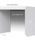 Dimensions of Heavy Duty Outdoor EV Charger Enclosure And Rainproof Steel Cover With Wall Mount Build.