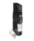 QO120DFC 20 Amp Single Pole Dual Function CAFCI And GFCI Circuit Breaker for QO Load Centers, plug on design, visible coiled wire