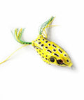 5 Pack Frog Lure Topwater Fishing Crankbaits Realistic Frog Soft Bait With 3D Eyes Lifelike Swimming Action Weedless 5.5cm 8g