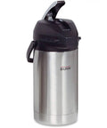 3 Liter Lever Action Airpot With Brew Through Lid And Stainless Steel Lining Keeps Coffee Hot For Hours 102 Ounce Capacity Easy Pour And Travel Ready Carafe For Office Or Catering