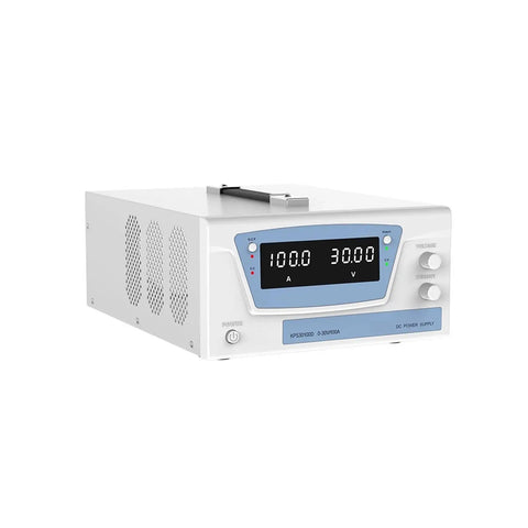 Beefy Lab DC Power Supply 0-30V 0-100A 3000W Switching 220V Built For Pros With Stable Voltage And Current Regulation Over Current And Over Voltage Protection Ideal For Test Benches And Electronics Projects, front view