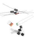 Electronic components of Airband Radio Receiver 118-136MHz AM Crystal Clear Reception DIY Kit With Band Pass Filter VHF Antenna 12V