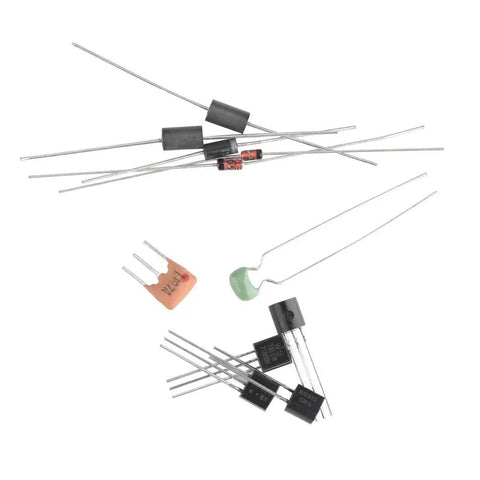 Electronic components of Airband Radio Receiver 118-136MHz AM Crystal Clear Reception DIY Kit With Band Pass Filter VHF Antenna 12V
