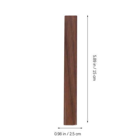 Two Pack Walnut Wood Drawer Handles 150mm Center To Center Cabinet Pulls For Kitchen Dresser Wardrobe And Furniture Durable Easy To Install