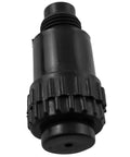 2 Pack Thread Oil Plug Connector For Air Compressor 3/8BSPT Male 16x1.5 black plastic oil cap plug
