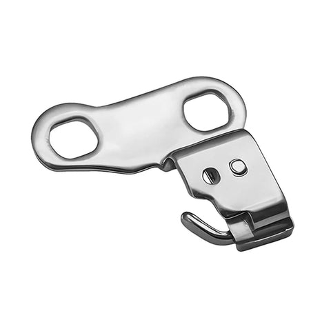 Two Pack 416143901 Shuttle Hook Plate Spare Part For Industrial Sewing Machines 65 80E 90E 18525 High Strength Metal Hook For Precise Stitching, shown front view