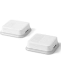 2 Pack Smart Room Sensor For T9 And T10 WiFi Thermostats, Monitors Temperature And Humidity Across Rooms, white sensors.