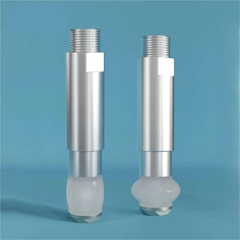Robotic Mini Cylinder Gripper With Silicone Expansion Fixture And Cylindrical Inner Bracket For Pneumatic Automation
