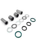 Kawasaki Swing Arm Bushing Roller Bearing Oil Seal Kit Fits 96 To 07 Models, shown with sleeves, bearings, and seals