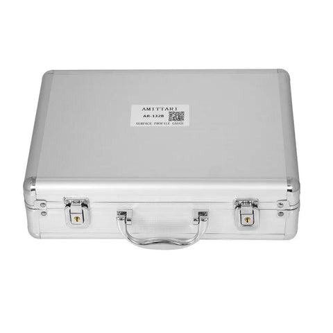 Heavy Duty Portable Steel Pipe Surface Roughness Tester With No Fuss Handheld Dial in a sturdy metallic carrying case.