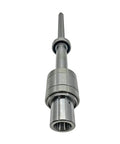 Rock Solid R8 Milling Machine Spindle Shaft With Precision Splines And Heavy Duty Sealed Bearings Complete 545mm Replacement Kit front view.