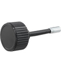 Aluminum Alloy Astronomical Telescope Trimmer Lever Rod For Equator Fine Tuning With Anti Slip Hand Wheel in side view