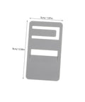 Rv Refrigerator Handle Repair Kit 2 Pack Durable Door Prop Clips For Seamless Fixes Quick And Easy Installation, gray clip.