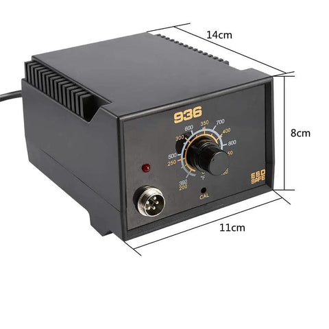 Hot Air Rework Soldering Station With 110V 60W Desolder Iron, 936 Power, Frequency Change, 65W All Copper Transformer unit