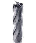 Front view of a TiAlN-coated 1/2 in shank roughing end mill, 4-flute, M42 8% cobalt.