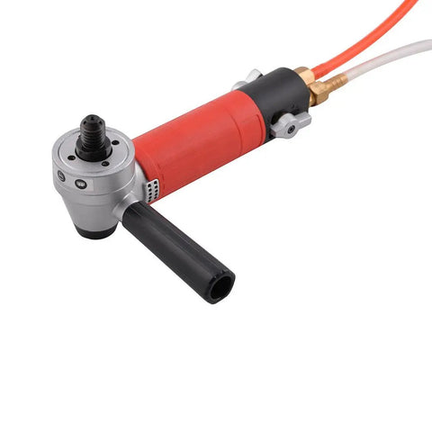 Air Powered Wet Polisher Sander 4 Inch Versatile Wet Stone Grinder 4500 RPM Pneumatic Front Exhaust with handle and hose