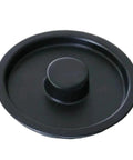 Replacement Water Tank Cover For EN110 Espresso Machine Leakproof Water Reservoir Cap No Mess No Fuss Easy Fit Keeps Brews Fresh And Leaks Gone Durable Plastic Accessory For Compatible Coffee Makers. Black, round plastic water tank cover shown from the top, designed to fit EN110 espresso machines.