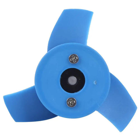 Close-up of blue propeller for 5000KV RC Underwater Thruster with 60mm Propeller High Speed 6000 RPM 300m Depth Durable ABS and PC