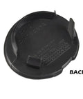 Back view of Ford Explorer Front Bumper Tow Hook Eye Cover Cap Black OE Style Replacement Fits 2011 2012 2013 2014 2015 Easy Snap In Design Durable Finish BB5Z17A900APTM
