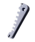 Eyeglass Frame Corrector Tool With Multi Size Slots From 3mm To 6.5mm For Temple Adjustments displayed on white background