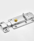 Top Shelf Stainless Steel Gate Latch With Automatic Spring Mechanism, heavy duty lock hardware for outdoor security.