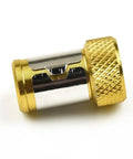 Magnetic Ring Screwdriver Bit Holder For 1/4 Inch Hex Driver Bits, Alloy Steel Magnetizer For Screw Retention, Heavy Duty Bit Accessory For Hand Tools, Keeps Screws In Place And Easy To Retrieve, gold 25x15mm magnetic ring