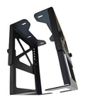Heavy Duty Adjustable Open Frame Server Rack A Badass Setup For Nas Computers And Gaming Consoles With Pc Tower Under Desk Mount Bracket Solid Steel frame with adjustment features.