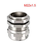 Three Pack M22 Cable Gland Metal Waterproof Connector For 10mm To 13mm Cable Diameters Built Tough Dustproof Acid Resistant