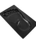 Two Pack Footprint Molds For Concrete Path Pavers, Garden Stone Stepping Stone Molds, Reusable DIY Yard Patio Path Stones, Durable ABS Plastic, 45 By 26.8 By 4 Cm
