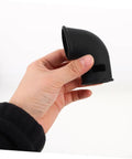 Person holding a black silicone hose from the Two Pack Silicone Diverter Hoses For Pressure Cookers High Temp Resistant Replacement