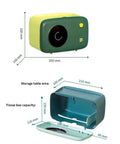 Wall Mounted Waterproof Tissue Box Holder Napkin Dispenser For Kitchen And Bathroom No Punch Holes Easy Install 250x150x160mm