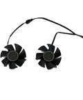 Reliable Replacement Graphics Card Fan Delivers Beast Mode Cooling And Super Smooth Swaps For Nvidia GTX 1650 1630 low profile black dual fans.