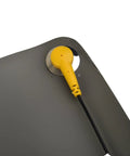 Noteflora anti-static ESD grounding mat kit with ground wire; close-up of yellow grounding plug on black wire