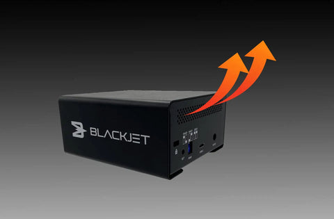 Professional Dual Ssd Docking Station Usb 3.2 Gen 2 10gbps Usb C Raid 0 1 Jbod External Drive Adapter showing angled side view.