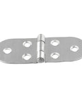 Folding Table Hinge 180 Degree Flip Top Flush Mount Cabinet Hardware For Desks Sewing Machines Dining Tables Wardrobes And Wooden Chests One Piece Stainless Steel Built Tough For DIY Upgrades side view