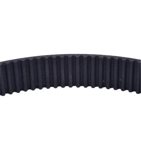 Beefy 8M Timing Belts Set With 20mm And 30mm Widths, All-In-One Belt Kit For CNC, 3D Printing, And Robotics, HTD Type Belts For Smooth, Quiet Power Transfer, Wide Range Of Models Included. Close-up of black HTD-8M toothed timing belt