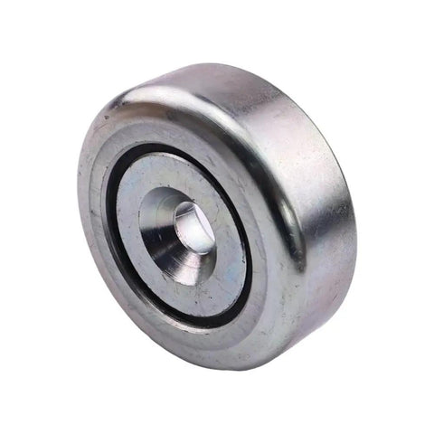 Pro Grade Heavy Duty Mast Roller Guide Bearing For Forklift Trucks Smooth Riding Operation High Load Tolerance Zero Drag Movement Built Tough Design showing silver metal bearing detail.