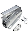 Push To Open Cabinet Latch With Spring Retract Durable Cold Rolled Steel And Nylon Nonmagnetic Corrosion Resistant Rebound Locking Device