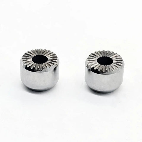 Two Piece Tungsten Steel Conductive Block for Wire EDM Machines, OD 24.5mm, H20mm, ID 10mm, CNC Part, Superior Electrical Conductivity