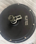 Badass 5000W Electric Bike Hub Motor Packing Killer High Torque And 10kW Peak Power 48V To 120V Heavy Duty Conversion Kit top view of motor with mounting bracket.