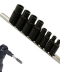 Magnetic Tap Socket Set For One Quarter And Three Eighths Drive Thread Cutting Tap Adapters And Rethreading Tool For Tight Spaces