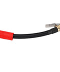 Grab This 16 Cm M6 External Thread Tire Inflator Extension Hose Features Quick Connect Air Chuck Tool Built For Car Motorcycle Bike Tires Perfect For Tight Areas Allowing Easy Inflation Access Without Hassle Helping You Keep Wheels Running Slick Daily. 16cm black braided hose with M6 threaded end and air chuck clip