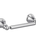 Pivoting Toilet Paper Holder In Polished Chrome Wall Mount Bathroom Organizer Zinc Construction Durable Anti Corrosion Finish Easy Install