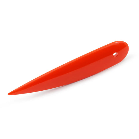 Bamboo Point Turner And Seam Creaser For Sewing And Quilting, A Lightweight Tool To Turn Points, Create Crisp Seams, Mark Creases, Red Finish