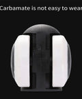 Universal Office Chair Casters Heavy Duty Rubber Wheels With Dead Silent Swivel Tread Zero Hassle Click Fit Design Smooth Operator Glide Rollers, close-up view of dual wheels.